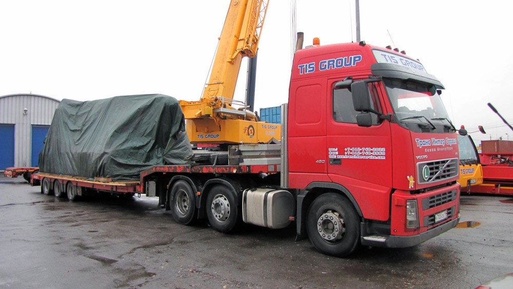 Anlagentransport nach Kaluga