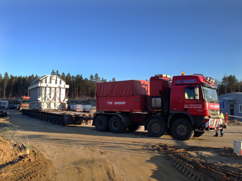 Транспортировка партии трансформаторов