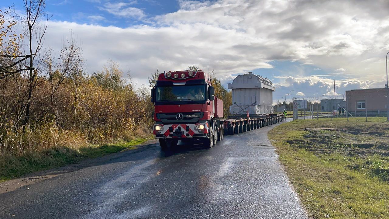Транспортировка негабаритного оборудования
